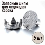 Запасные шипы для ледоходов ледоступов корона 5 шт - изображение