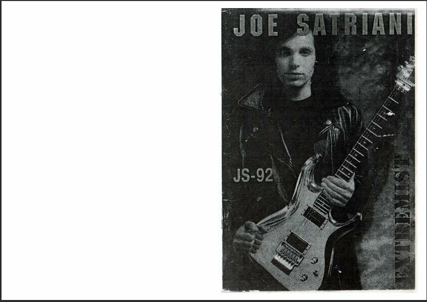 Joe Satriani - The Extremist откопированная книжка с нотами