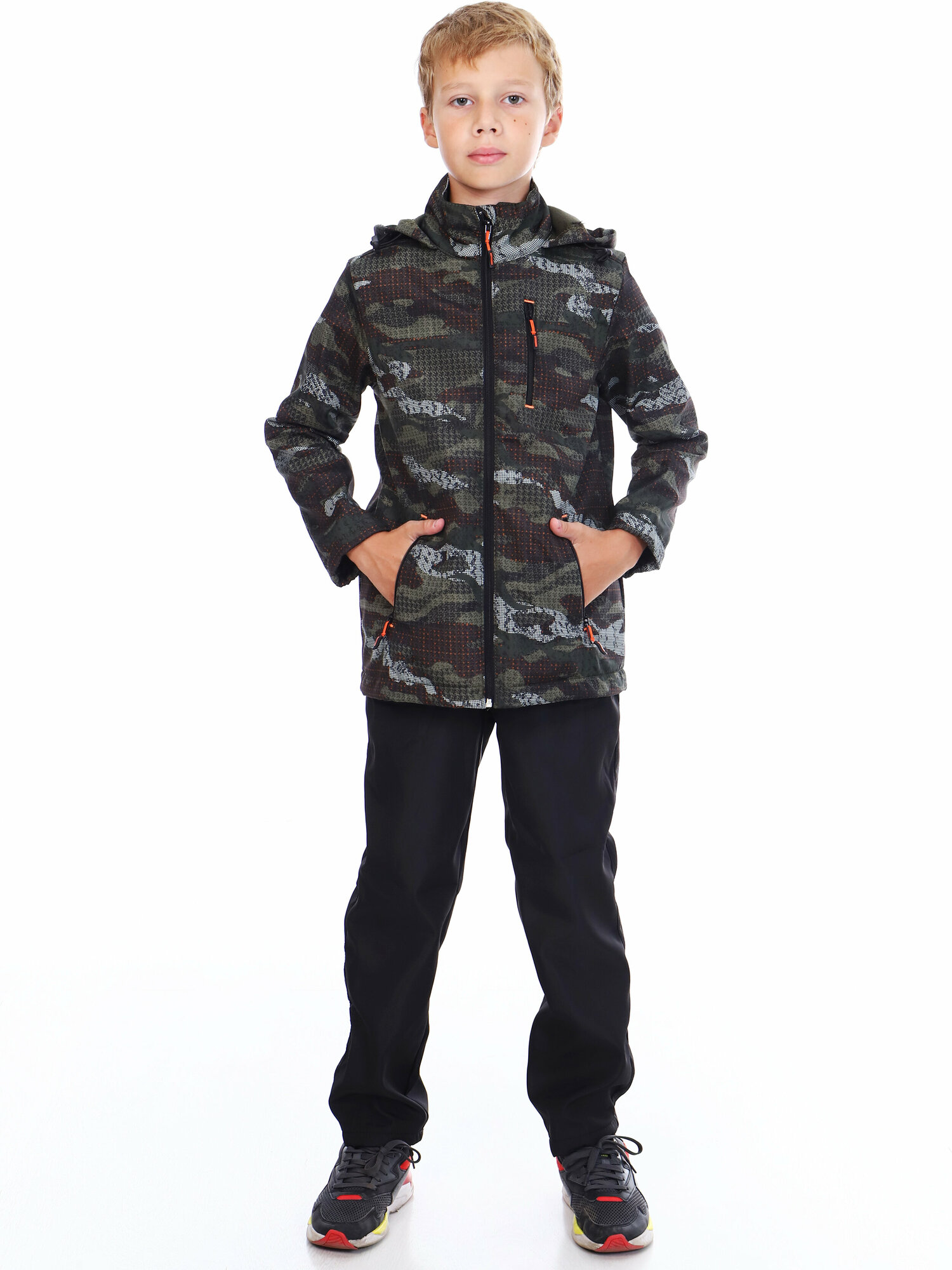 Комплект верхней одежды Восток-Текс Форсаж размер 116  черный серый