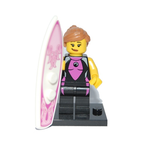 Минифигурка LEGO 8804 Surfer Girl col04-5 фигурка super7tmnt w3 sewer surfer micelangelo tmntw03 srs01