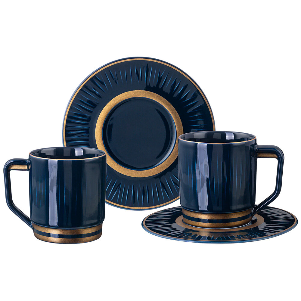 фото Чайный набор herbal на 2 пер. синий Lefard (195318)