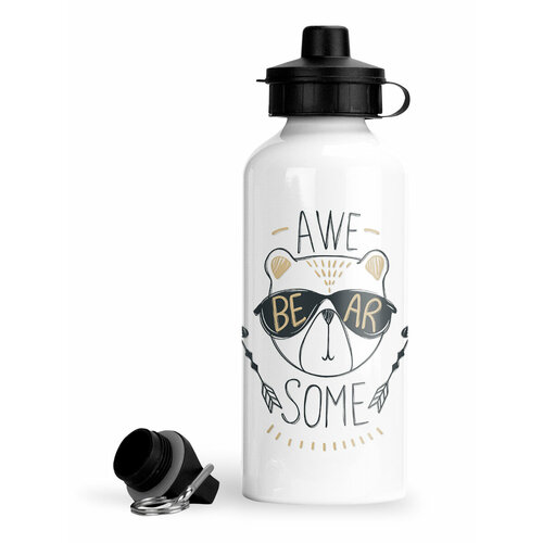 Спортивная бутылка для воды Awesome bear