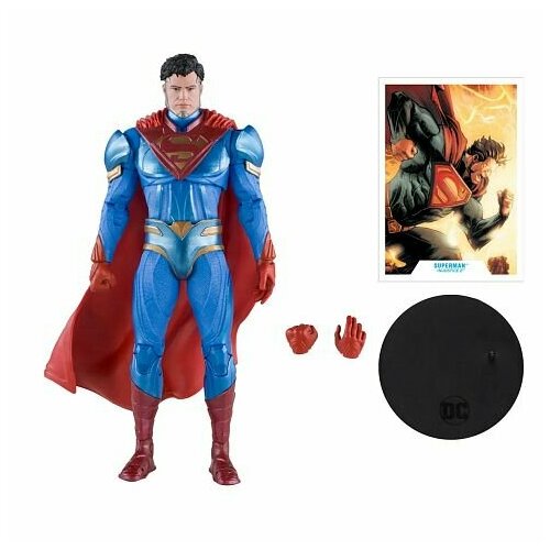 Супермен фигурка, Superman Injustice 2 фигурка супермен с комиксом от mcfarlane toys