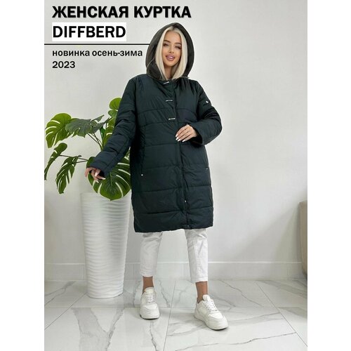 фото Куртка diffberd, размер 68, зеленый