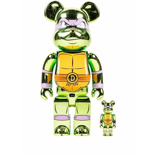 Набор коллекционных фигурок Medicom Toy Bearbrick Teenage Mutant Ninja Turtles Donatello