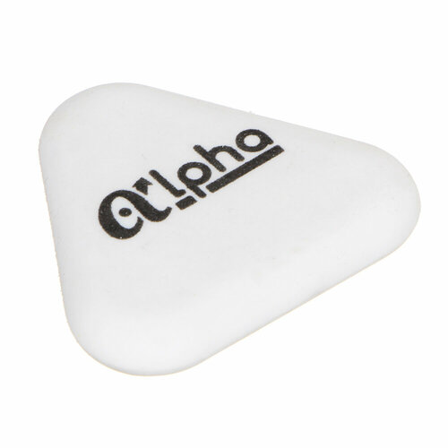 ClipStudio Ластик треугольный Альфа 45х45х09см белый улучшенное стирание ТПР 48 штук 1120₽