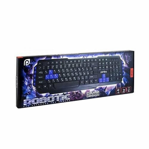 Клавиатура GAME DESIGN Perfeo ROBOTIC Multimedia USB чёрн PF-031 PF_5193 80000₽