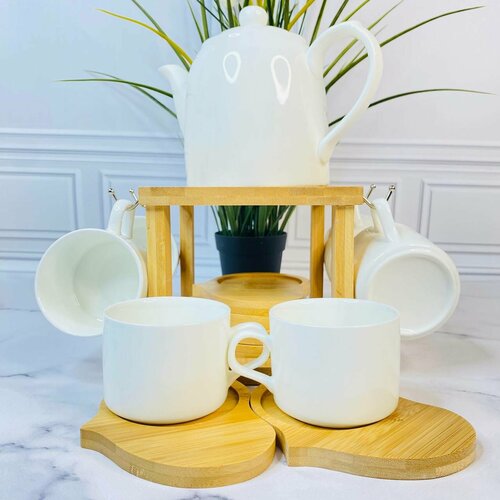 Набор чайный на подставке, 14 предметов