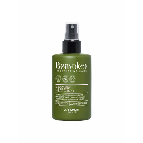 Термозащитный спрей для восстановления волос RECOVERY HEAT GUARD, 200 мл, Benvoleo, 23819