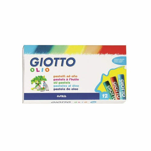 GIOTTO OLIO 12 цв Масляная пастель в индивидуально 885₽