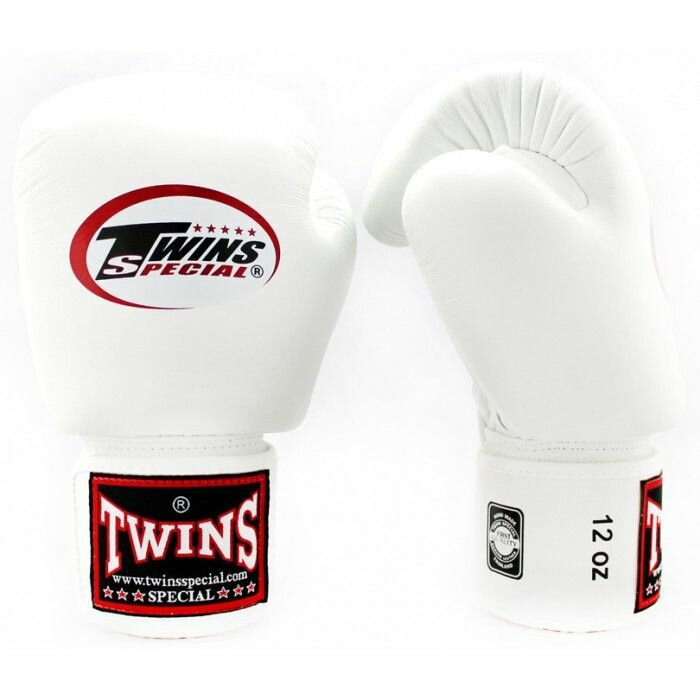 Боксерские перчатки Twins Special BGVLA2 белые 16 унций