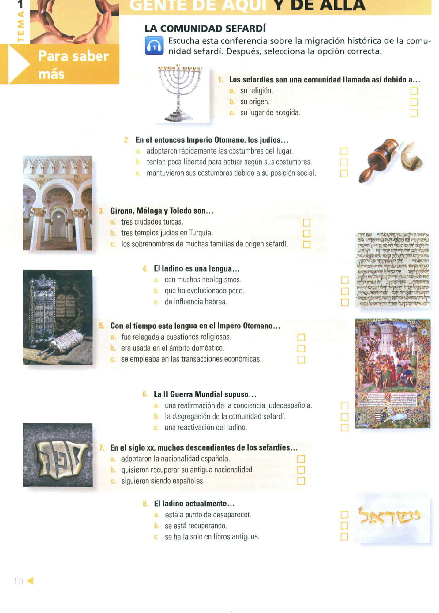 Tema a tema C. Libro del alumno - фото №2