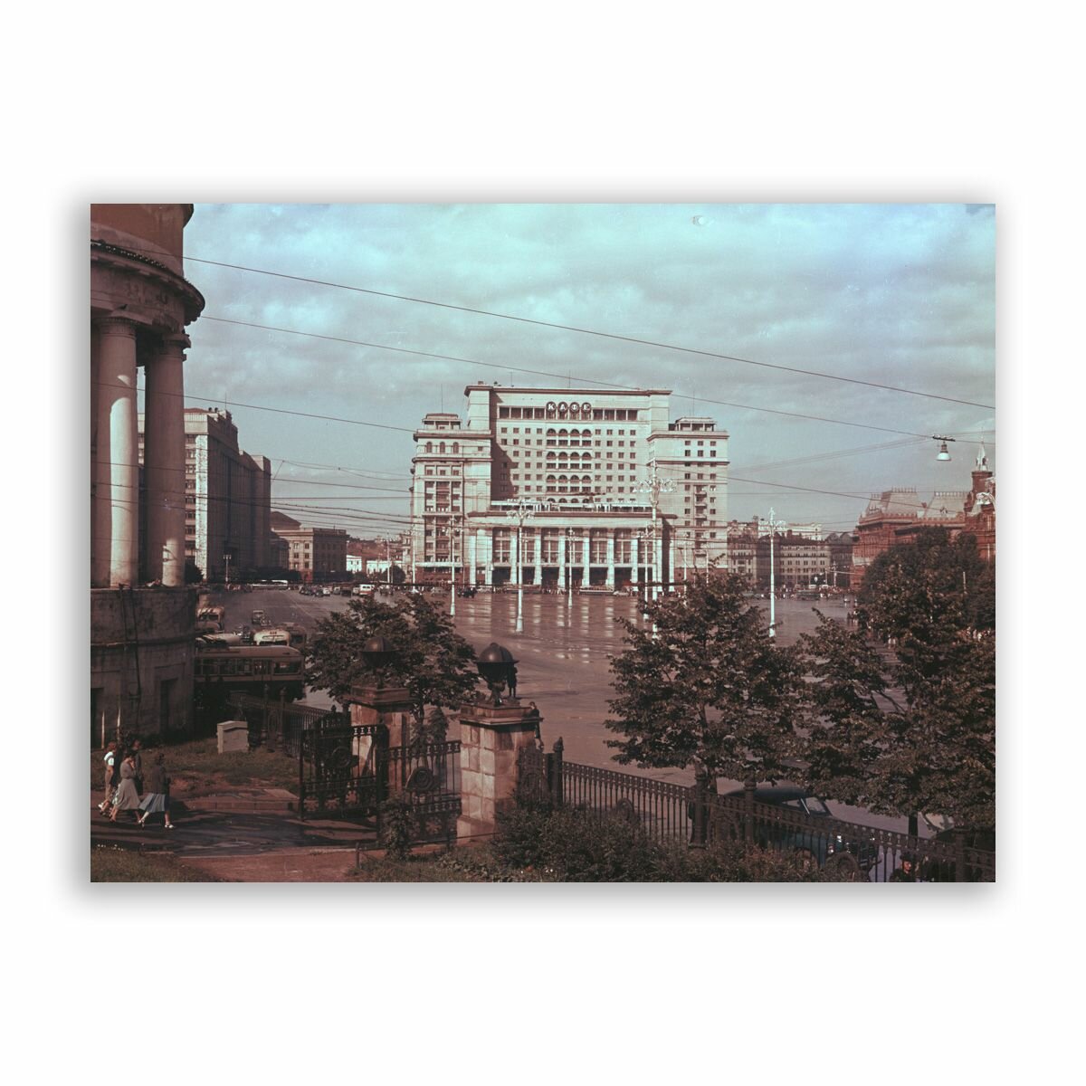 Советский постер, плакат на бумаге / Старая Москва / Размер 30 x 40 см