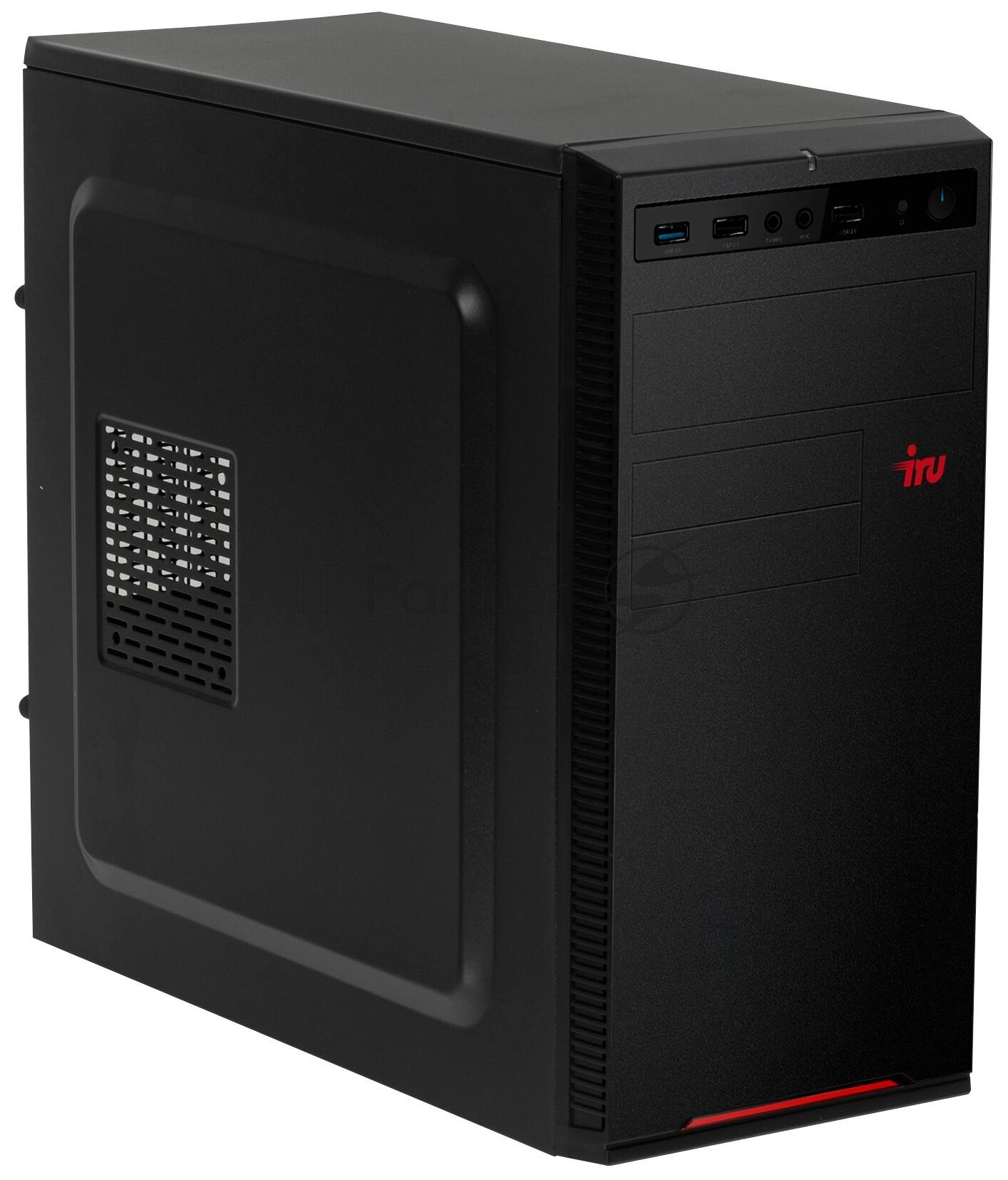 Компьютер IRU Home 310H5SE, Intel Core i3 10105, DDR4 8ГБ, SSD 512ГБ, Intel UHD Graphics 630, Free DOS, черный (1973837) - фото №5
