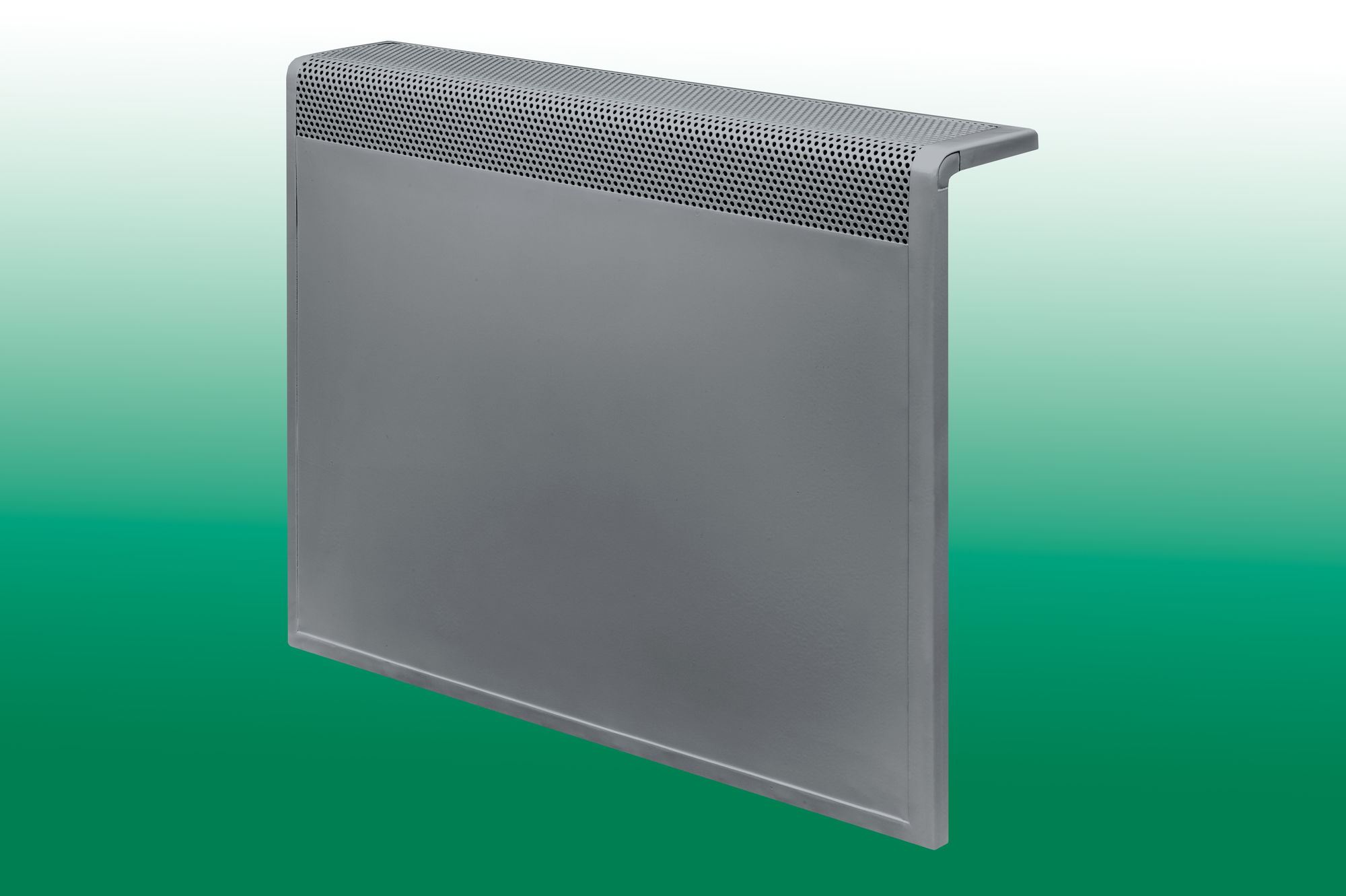 Экран для радиатора металлический 900*610*150 мм серый (RAL 7040)