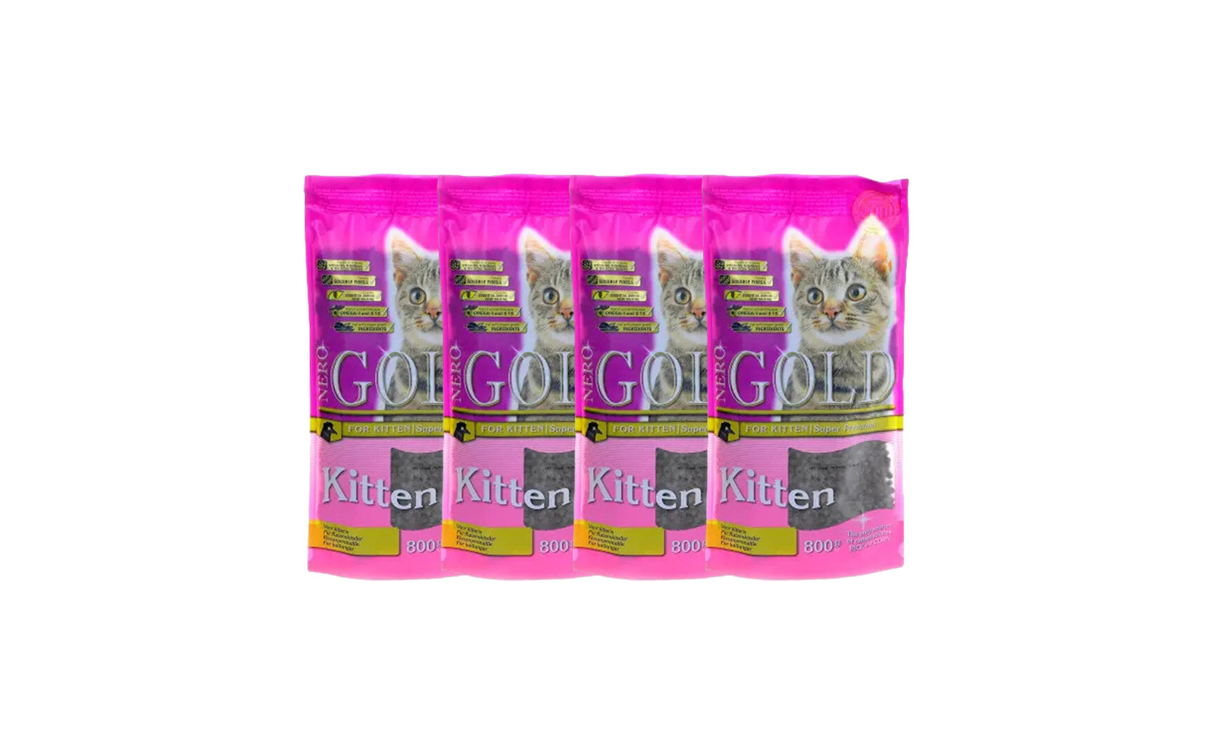 Nero Gold сухой корм для котят с курицей - 800 г х 4 шт.