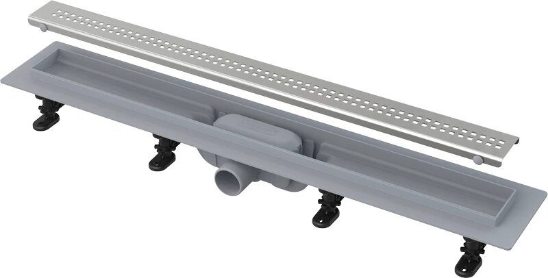 Душевой трап (лоток) AlcaPlast APZ9 Simple APZ9-650M 644 см с решеткой перфорированный нержавеющая сталь