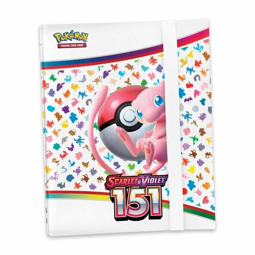 Альбом портфолио для карт Pokemon Card Binder Collection 3х3 издания Scarlet & Violet 151 360 cards pokemon tcg sun