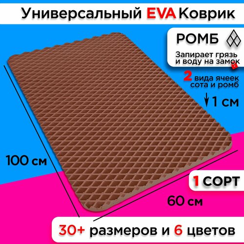 фото Коврик для сушки посуды 100х60 см eva сушилка для посуды настольная подставка лоток столовых приборов под горячее ева коврики даром