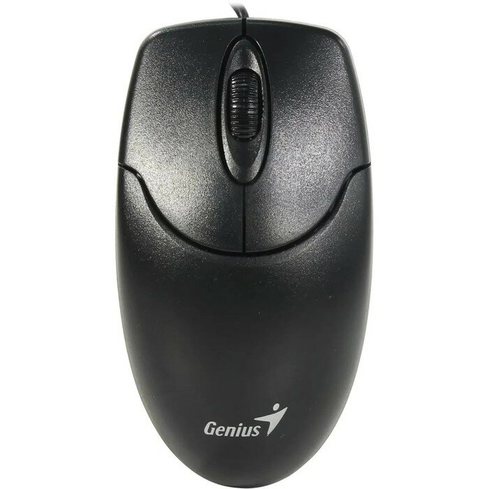 Мышь Genius Mouse Netscroll 120 V2 проводная оптическая 1000 dpi USB чёрная (комплект из 2 шт)