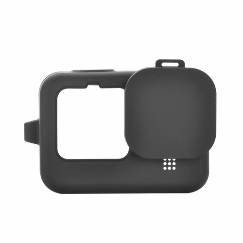 Чехол для защиты камеры GoPro HERO10 /9 Kingma черный силиконовый с крышкой защитный силиконовый чехол mypads для пульта ду экшн камеры gopro hero10 black wifi remote красный