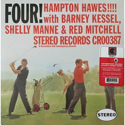 Виниловая пластинка Hampton Hawes & Barney K / Four! (1LP) трек тестирование с jest