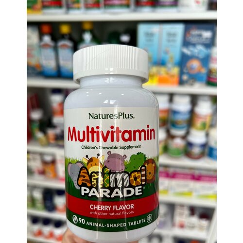 Витамины Multivitamin Animal Parade 90 жевательных таблеток (вишня)