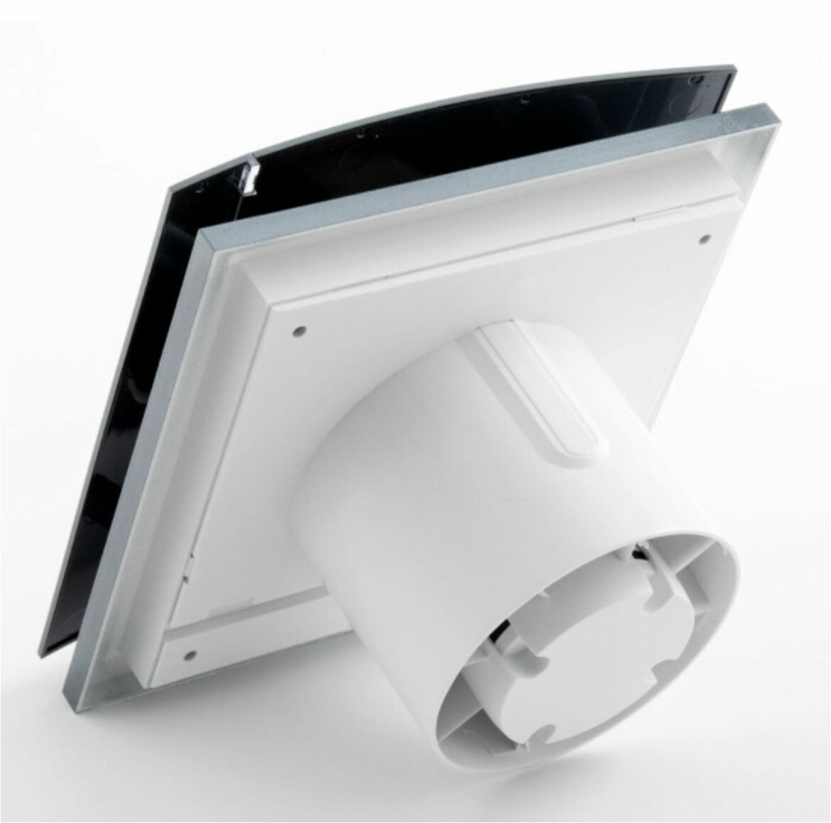 фото Вентилятор вытяжной Soler&Palau SILENT-100 CZ GREY DESIGN-4C, 100 мм, для кухни/ ванной/ санузла, со световым индикатором и обратным клапаном