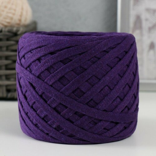 Трикотажная пряжа Риббон 85м1705 гр Баклажан 847₽