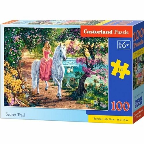 Пазлы 100 Тайные тропы (10012020/140219/0014914, Польша) puzzle 100 тайные тропы castorland