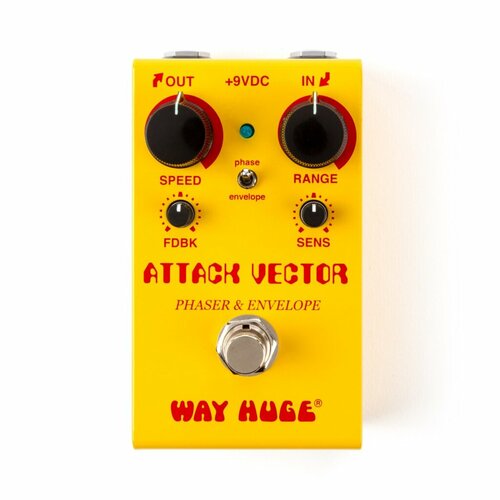 WM92 Way Huge Smalls Attack Vector Phaser & Envelope Педаль эффектов, Dunlop way huge wm23 smalls red llama гитарный эффект овердрайв