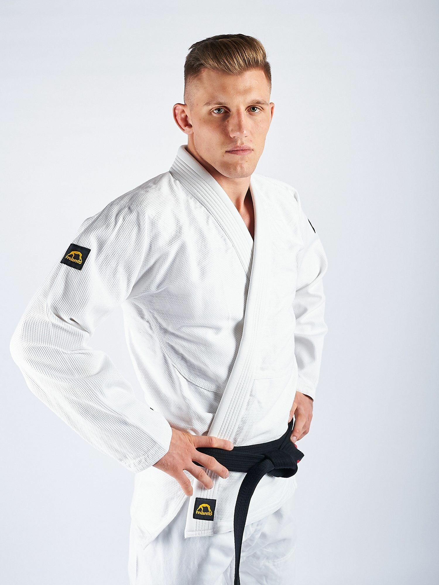 Кимоно Ги мужское для бразильского джиу джитсу BJJ для БЖЖ Manto Base 2.0 - White (А2)