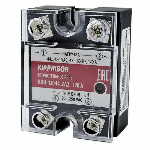 kippribor hdh 6044 zd3 [m02] твердотельное реле арт 00000101726 Реле твердотельное KIPPRIBOR HDH-12044. ZA2 (M01), 120А