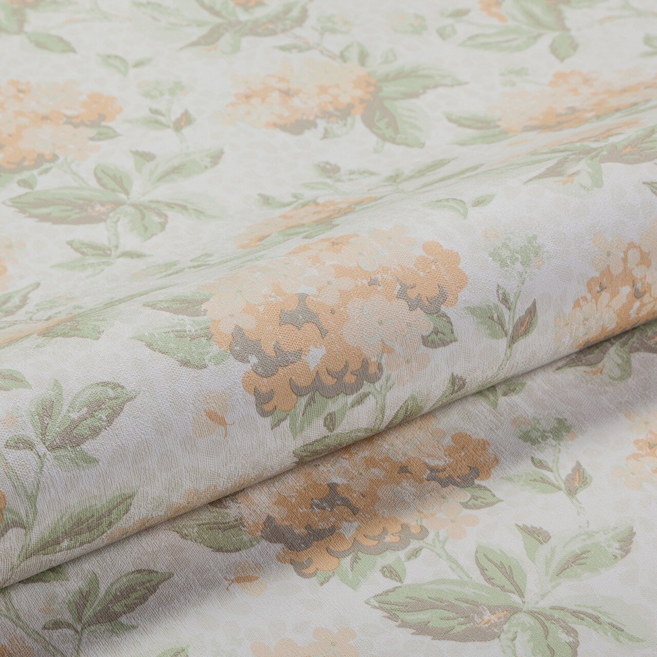 Обои виниловые на флизелине метровые Collection FOR WALLS Vinyl 8007 Elin 1.06 х 1005 м. Моющиеся на стену для кухни в зал прихожую спальню коридор детскую орнамент цветы светлые обои на флизелиновой основе