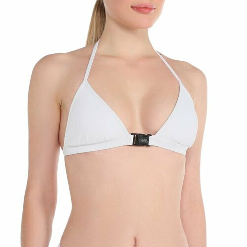 Лиф Karl Lagerfeld, размер XS, белый girl beauty house no steel ring triangle cup sexy thin bra set beautiful breast strap underwear small chest bra