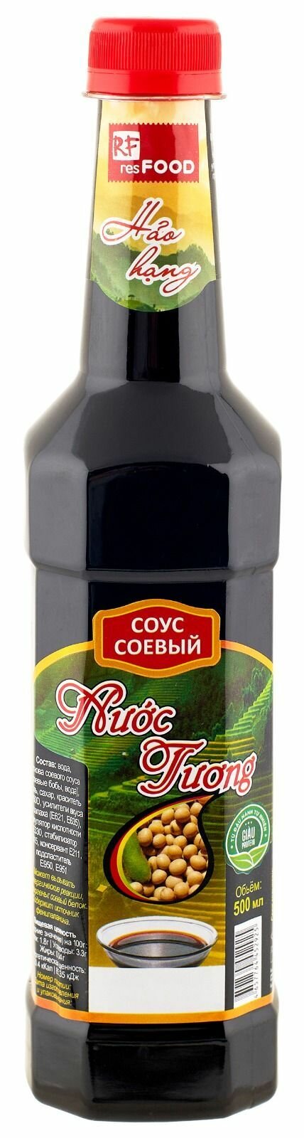 фото Соевый соус насыщенный пикантный Resfood, Вьетнам, 0,5 л
