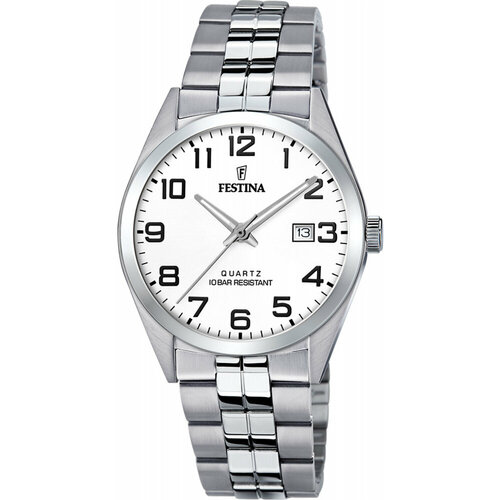 Наручные часы FESTINA, серебряный наручные часы festina classics наручные часы festina f20011 1 золотой черный