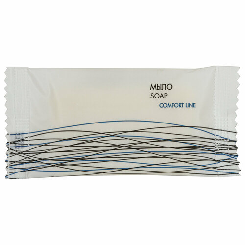 Мыло одноразовое 13 г комплект 500 шт COMFORT LINE саше флоупак 2000411 6580₽