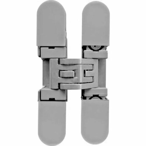 Петля мебельная скрытая универсальная KUBICA 6100 DXSX (14 кг) матовый хром