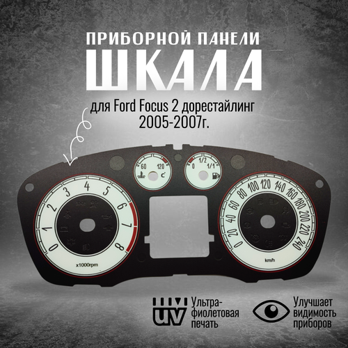 Шкала панели приборов Форд Фокус 2