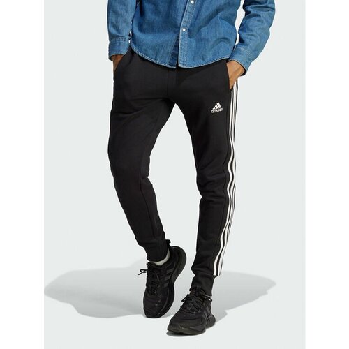 Брюки adidas, размер XXL [INT], черный худи adidas essentials french terry 3 stripes размер xs серый