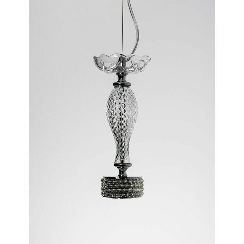 RONDO Подвесной светильник одиночный со встроенным светодиодным светильником Notte Giorno Прозрачный