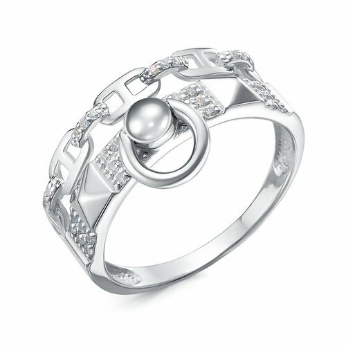 Кольцо Diamant online, серебро, 925 проба, фианит
