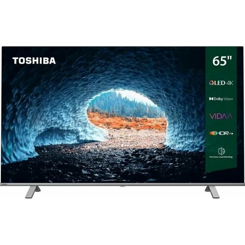 TOSHIBA QLED Телевизор Toshiba 65C450KE гарантия производителя серебристый 7490000₽