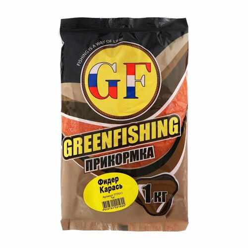 Прикормка Greenfishing GF, карась, 1 кг