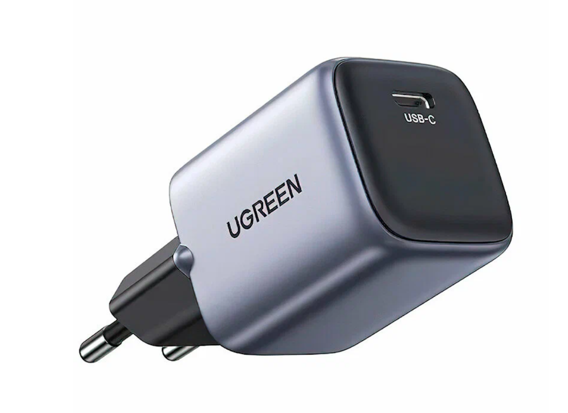 Сетевое зарядное устройство UGreen CD319, 30 Вт, space grey