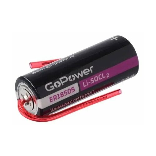 Батарейка GoPower (ER18505, 1 шт) (00-00026701)