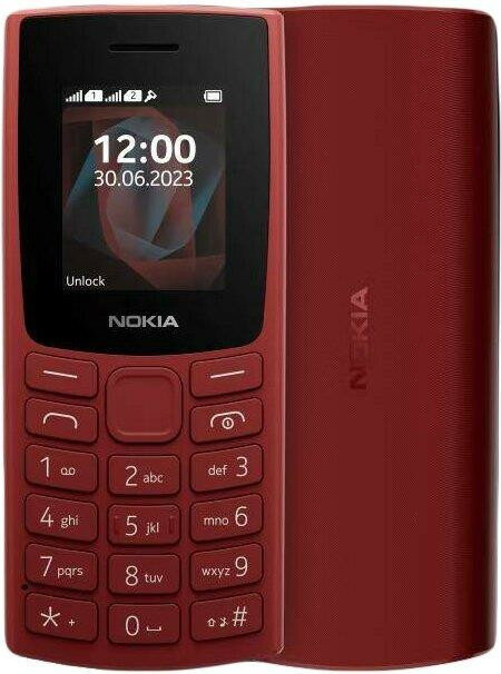 Телефон мобильный (NOKIA 105 TA-1557 Red (1GF019CPB1C02))