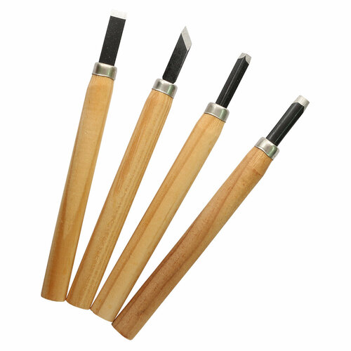 Набор ножей для резьбы по дереву Айрис AR349 дерево металл 4 шт 299₽