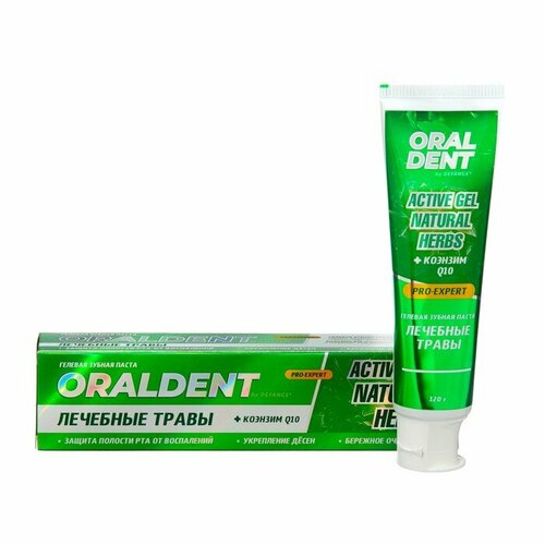 Зубная паста DEFANCE Oraldent Active Gel Natural Herbs 120 г 343₽